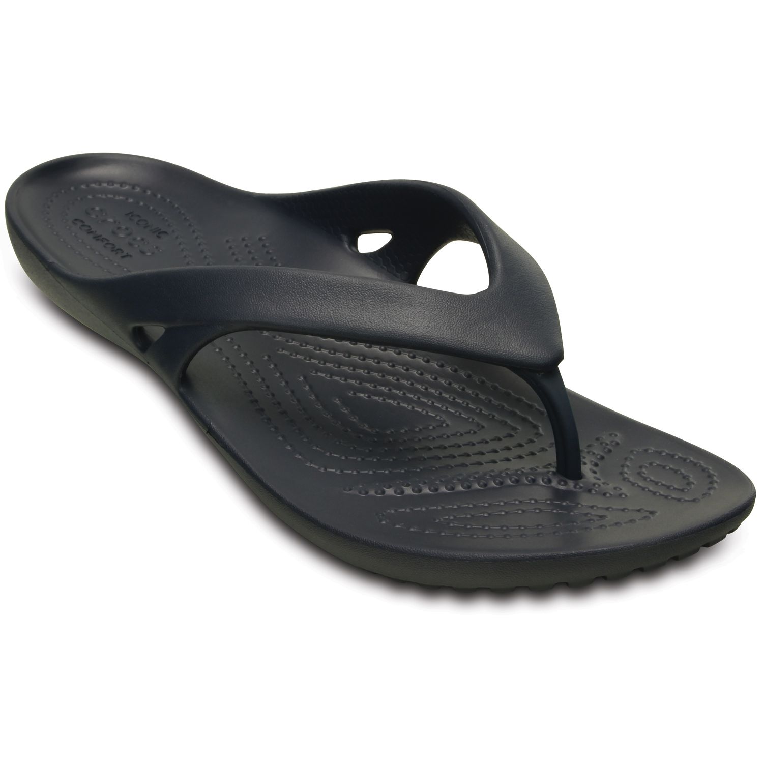 crocs black women's flip flops