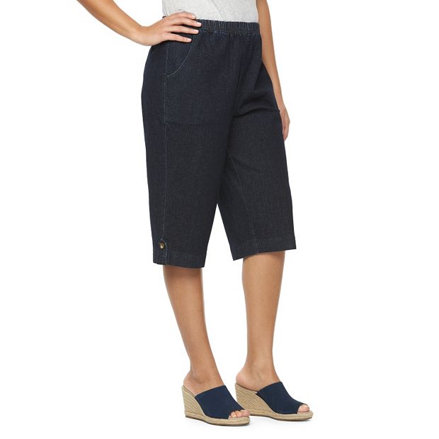 Plus Size Croft & Barrow® Classic 17 Pull-On Skimmer Pants