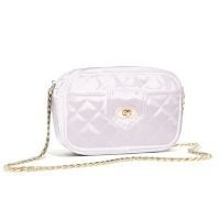 Quilted Patent Crossbody Bag