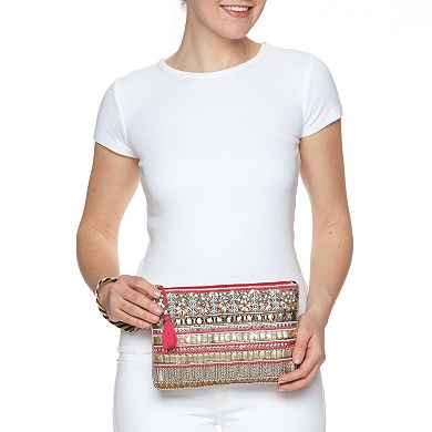 Big Buddha Bonita Sequins Convertible Clutch