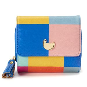 Buxton Colorblock Zip Wallet