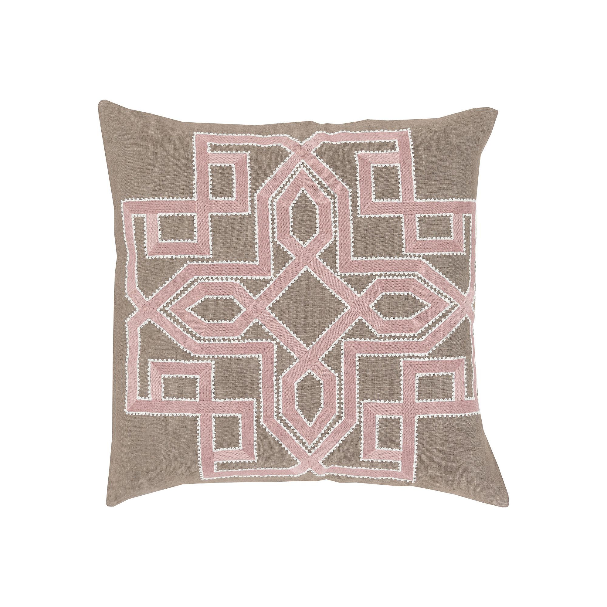 Decor 140 Catania Throw Pillow, Pink Brown