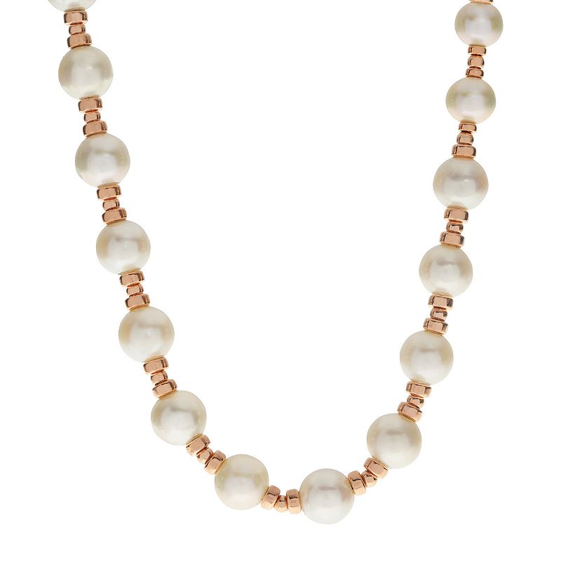 PearLustre by Imperial 14k Rose Gold Filled Freshwater Cultured Pearl Stati