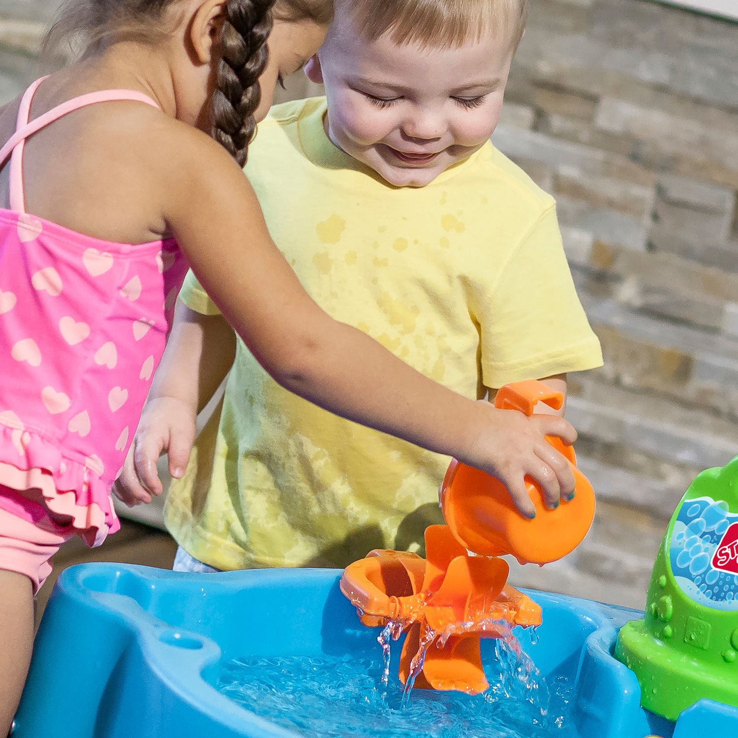 step2 big bubble splash water table