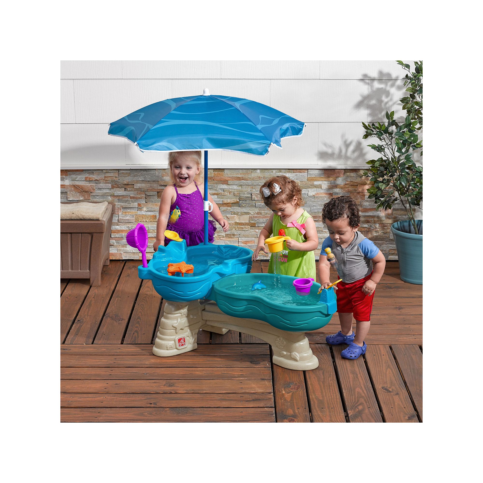 Step 2 Spill & Splash Seaway Water Table, Blue