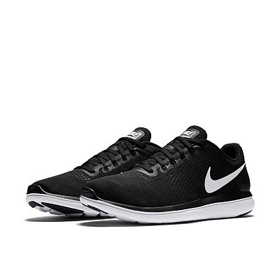 Nike men's flex 2016 running shoes - black/white best sale