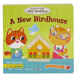 A New Birdhouse, Touch & Feel Board Book by Cottage Door Press