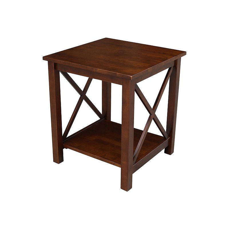 International Concepts Hampton End Table, Brown