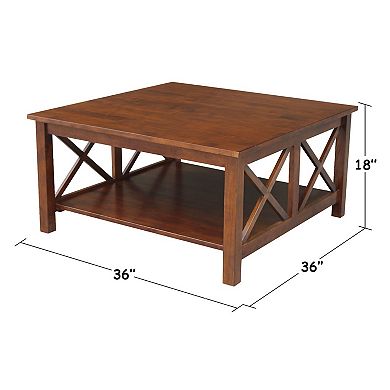 International Concepts Hampton Square Coffee Table