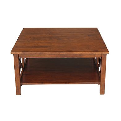 International Concepts Hampton Square Coffee Table