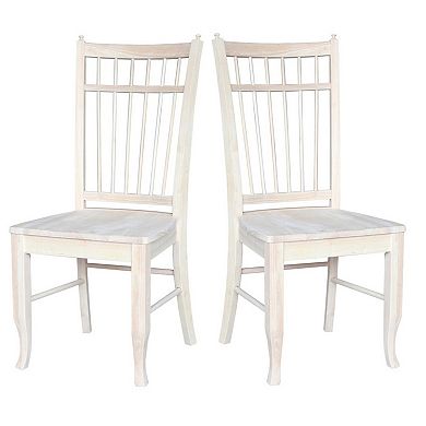 International Concepts Cosmo Ladder Back Dining Chair 2-piece Set