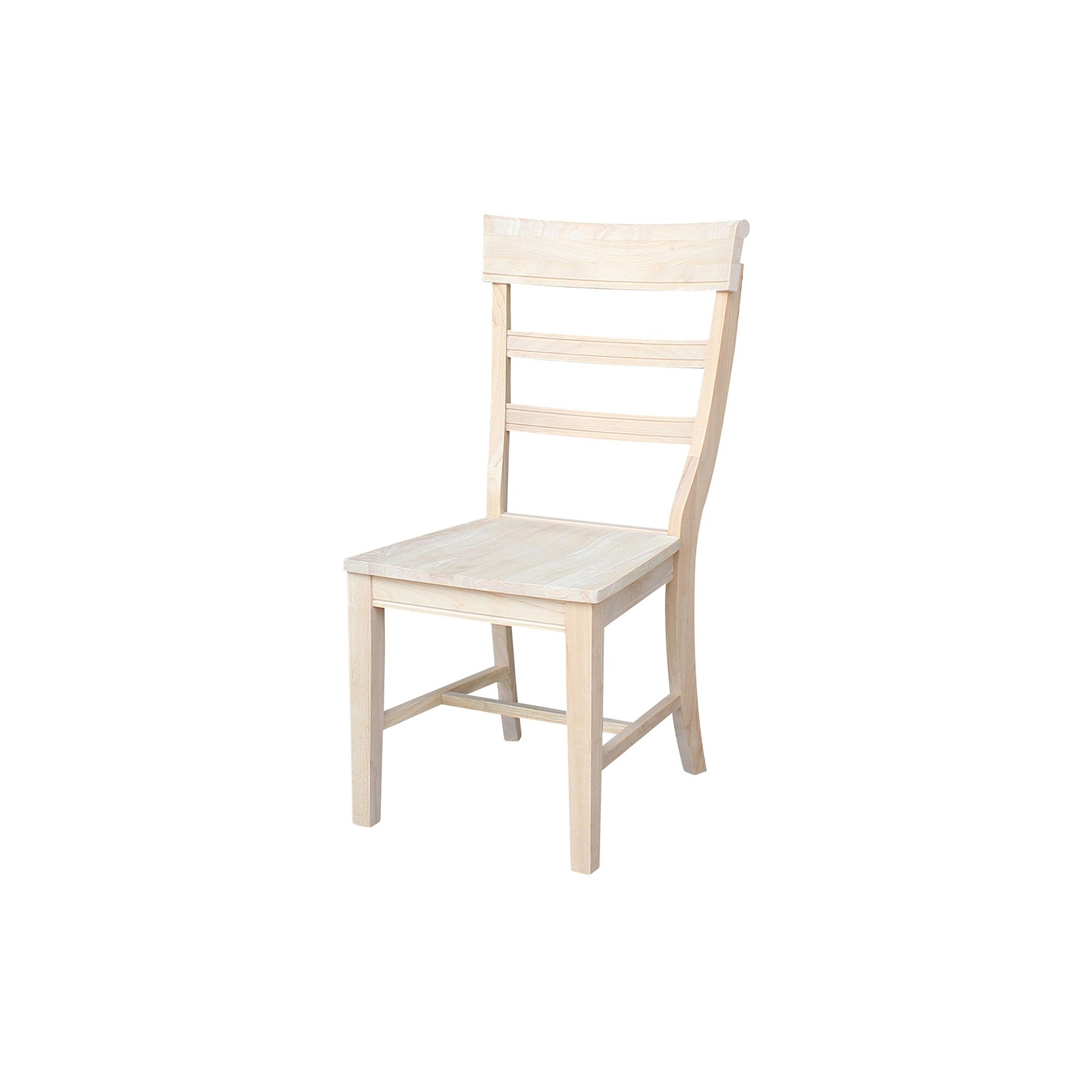 International Concepts Hammerty Dining Chair 2-piece Set, Unfinished
