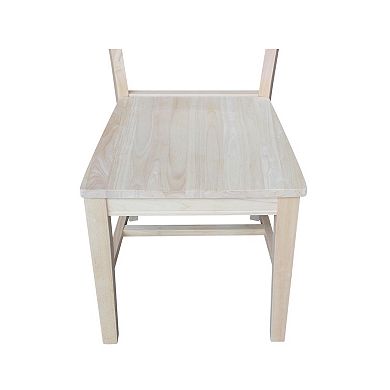 International Concepts Cosmo Mission Dining Chair 2-piece Set