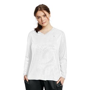 Plus Size Champion Vapor Long Sleeve Tee