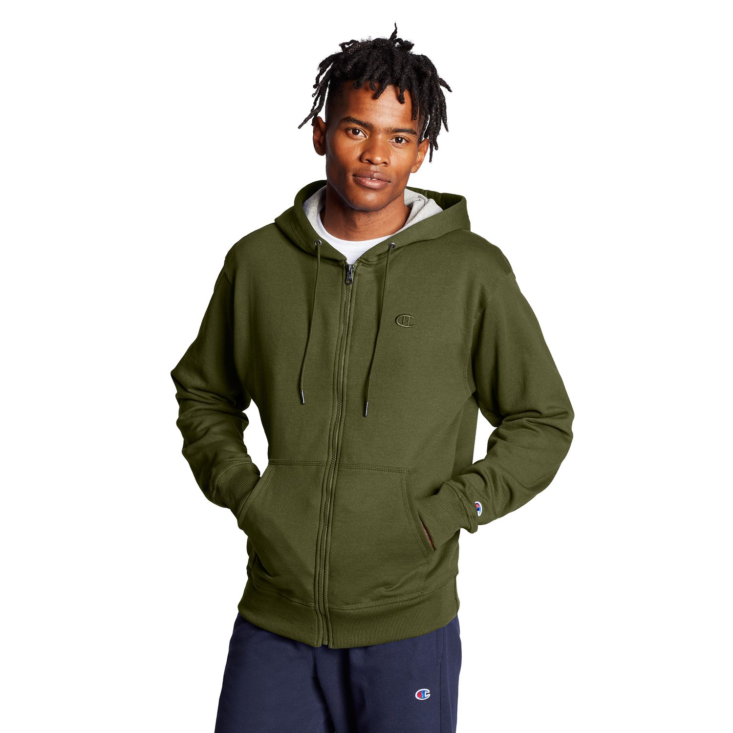 champion zip up fleece