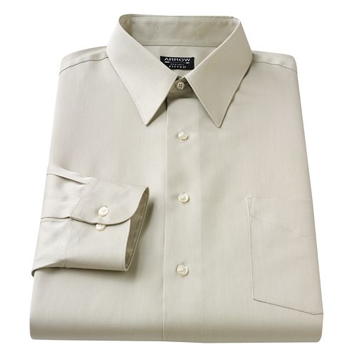 Sateen Pleat Detail Collared Shirt - White