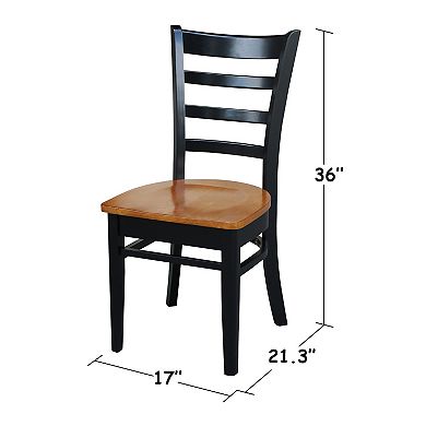 International Concepts Emily Dining Chair 2-piece Set