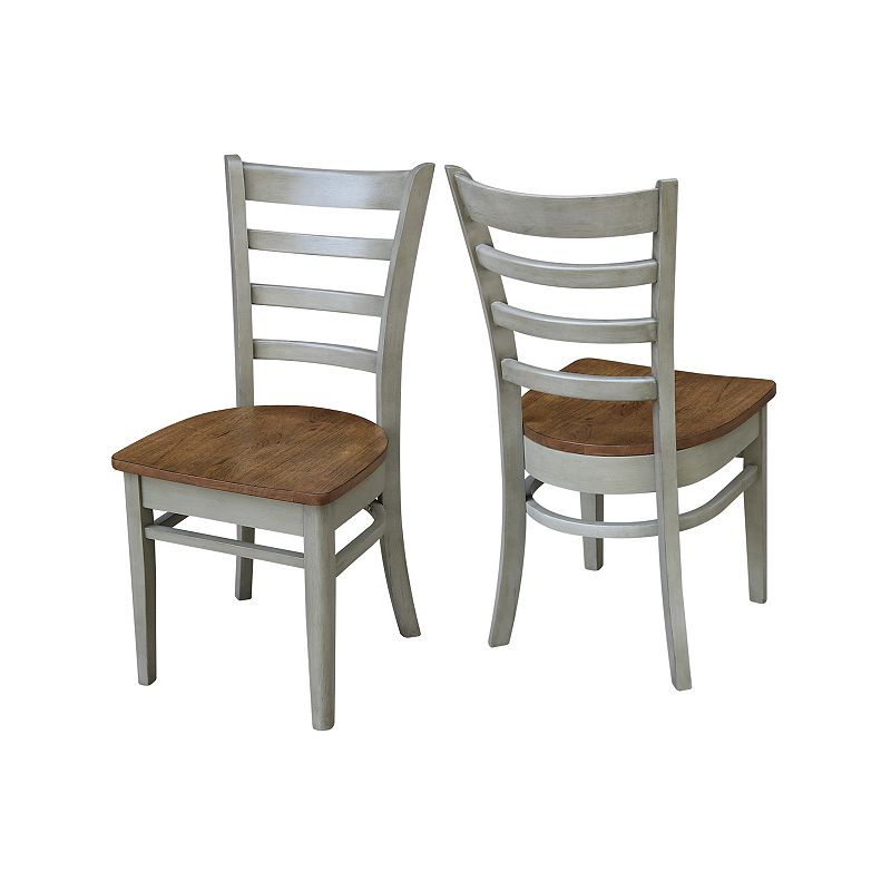 International Concepts Emily Dining Chair 2-piece Set, Brown