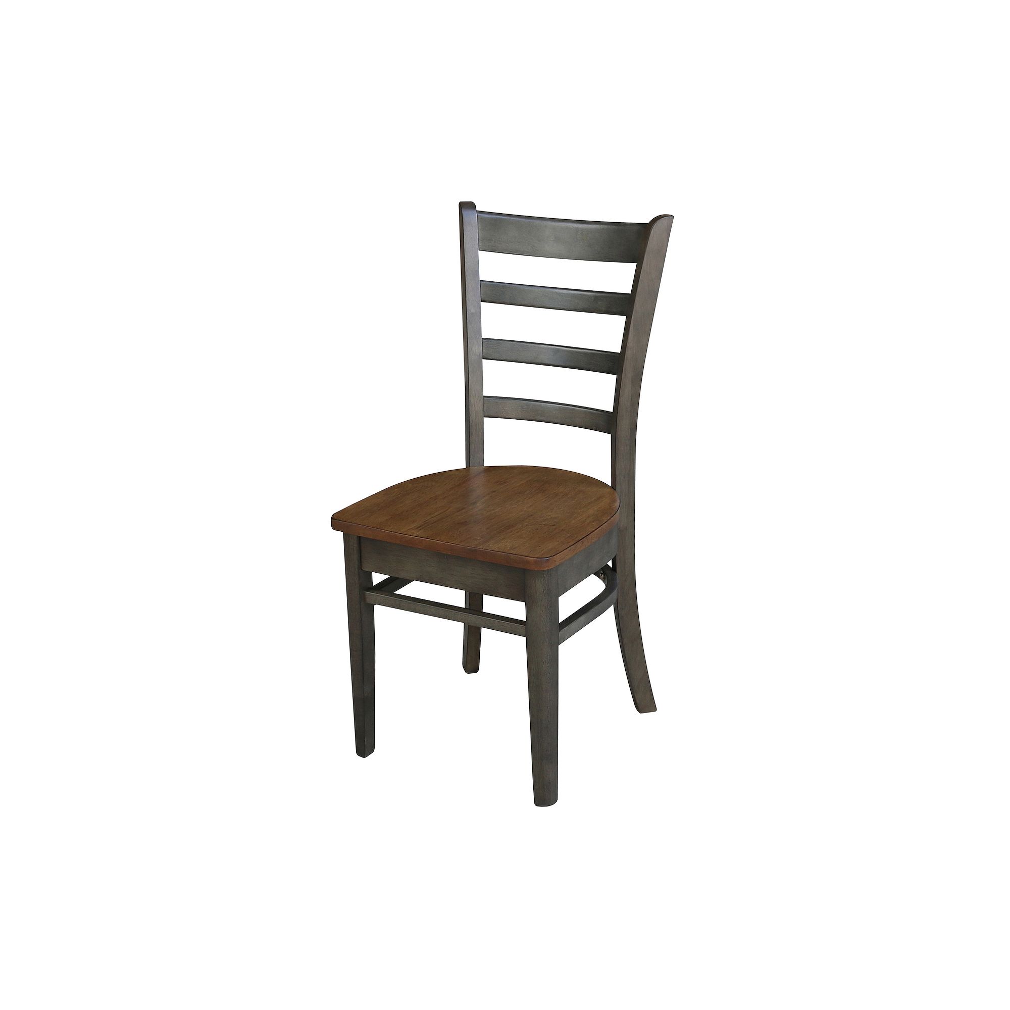 International Concepts Emily Dining Chair 2-piece Set, Hickory Washed Grey