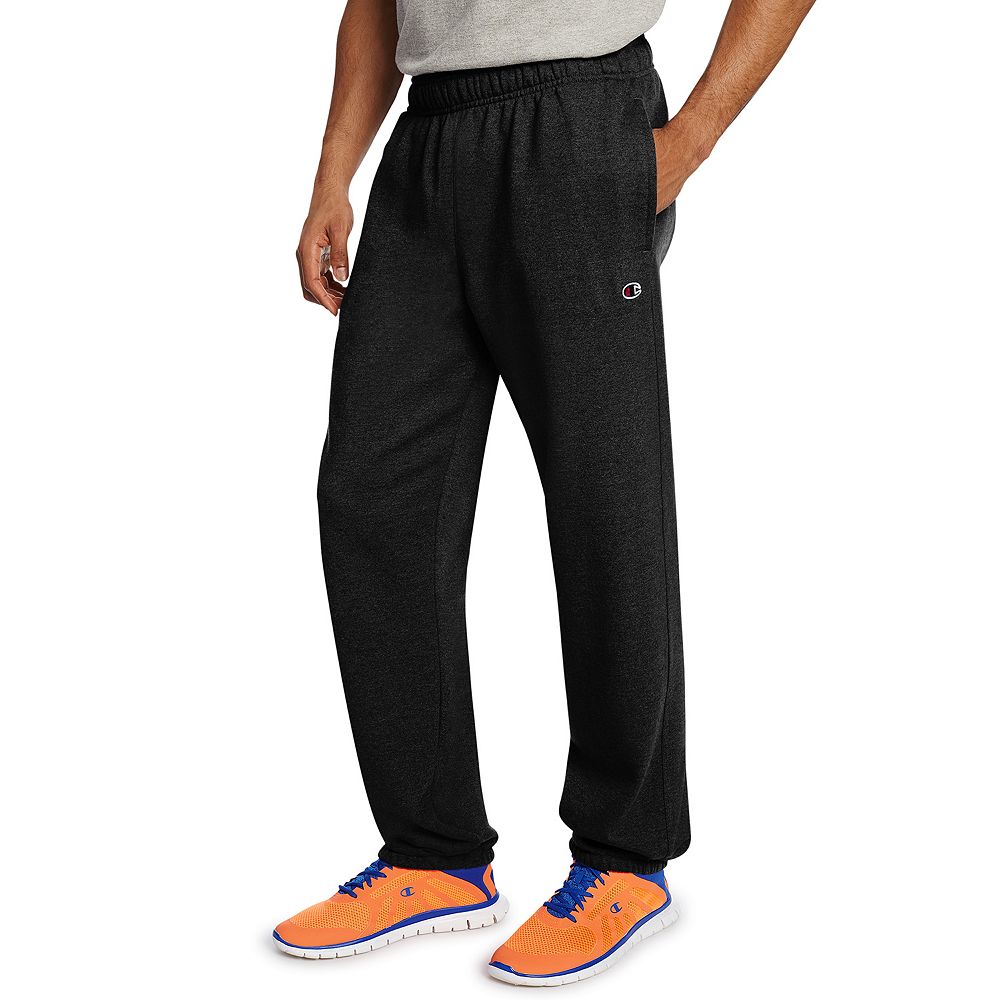 Champion men's eco relaxed band fleece pants sales