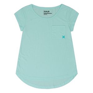 Girls 7-16 Hurley High-Low Pocket Tee