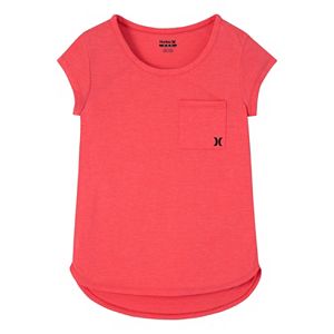 Girls 7-16 Hurley High-Low Pocket Tee