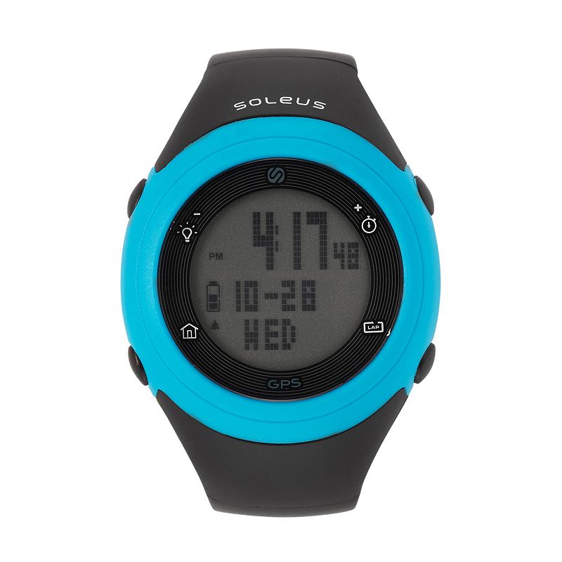 Soleus Unisex GPS Fly Digital Activity Tracker Watch, Black