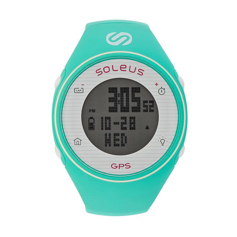Soleus Unisex GPS One Digital Activity Tracker Watch, Green