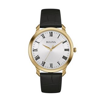 Bulova Men's Classic Leather Watch - 97A123