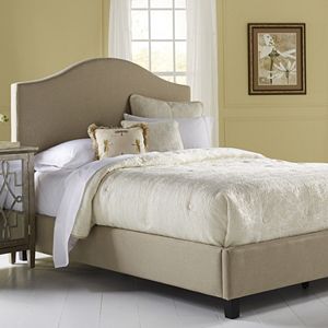 Pulaski Saddle Back Upholstered Queen Bed