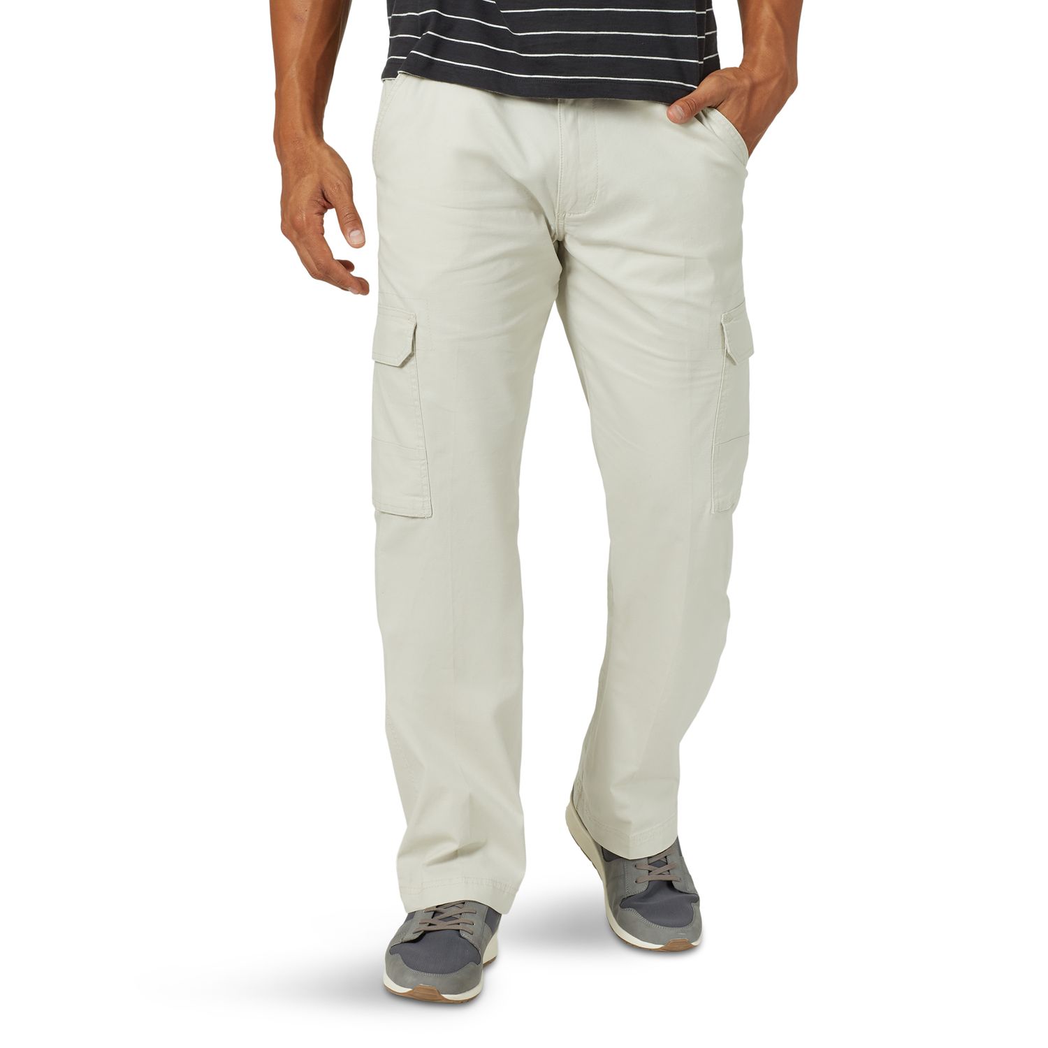 wrangler grey cargo pants