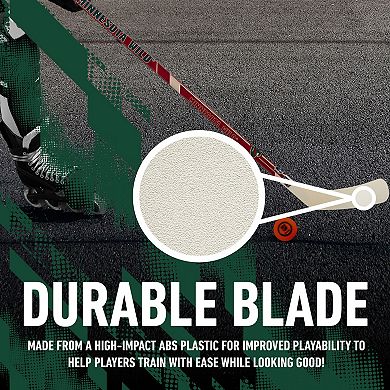 Franklin Sports Minnesota Wild 48-Inch Left Hand Street Hockey Stick