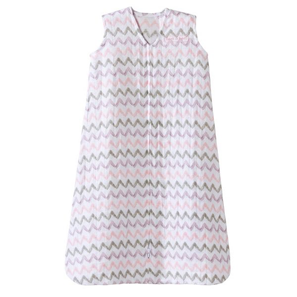 Baby Girl HALO SleepSack Chevron Muslin Wearable Blanket