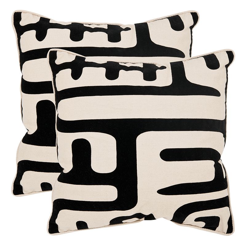 Safavieh Maize Geometric Pillow  Set of 2