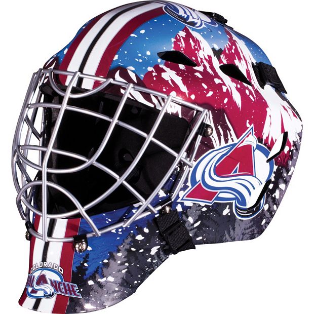 Franklin Sports Youth Colorado Avalanche GFM 1500 Street Hockey Goalie Face  Mask