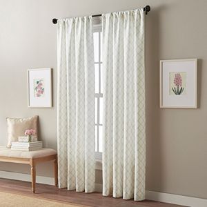 Peri Diamond Eyelet Curtain