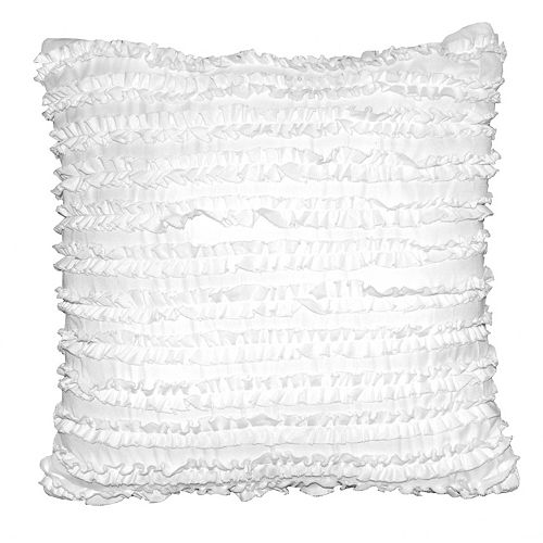 Seventeen Chevron Square Ruched Throw Pillow
