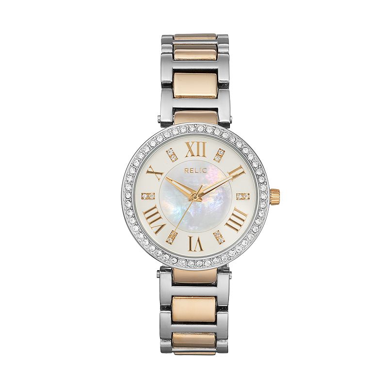 UPC 703357233519 product image for Relic Women's Isabelle Crystal Watch, Size: Medium, SILVER | upcitemdb.com