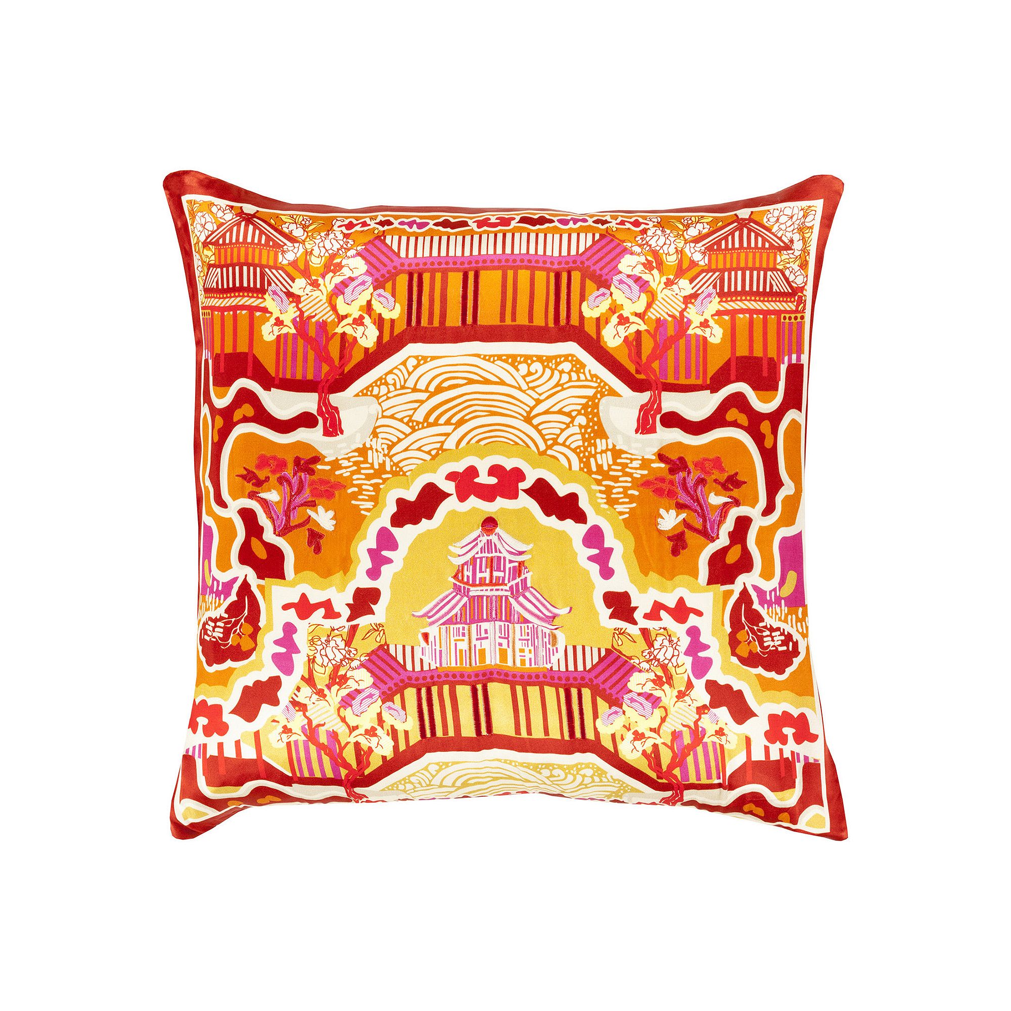 Decor 140 Maralik Throw Pillow, Burnt Orange