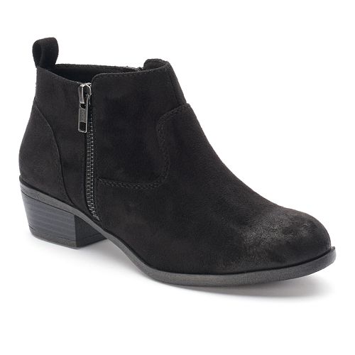 SO® Women's DoubleZip Ankle Boots