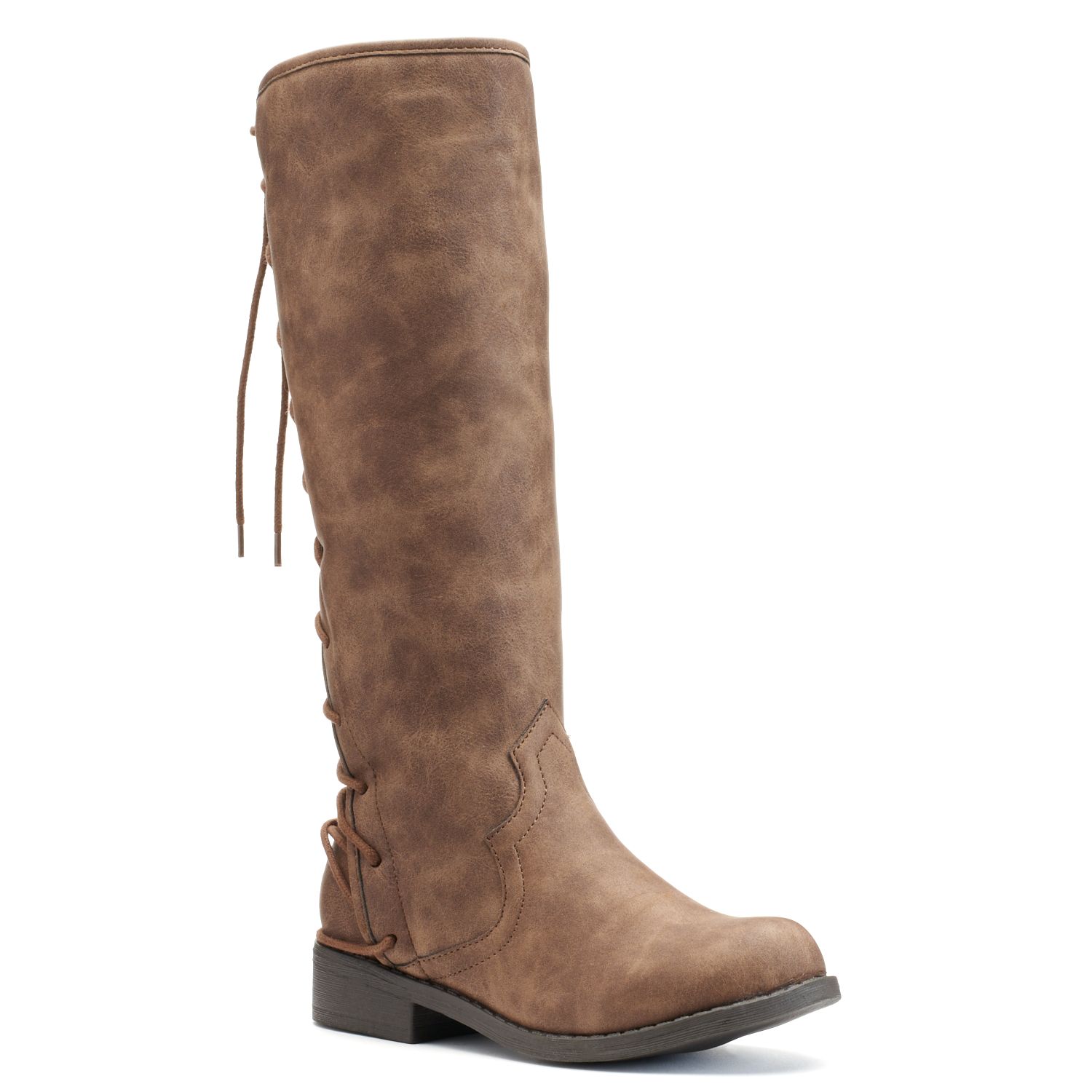 kohls lace up boots