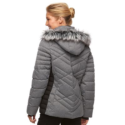 Kohls womens puffer jacket best sale