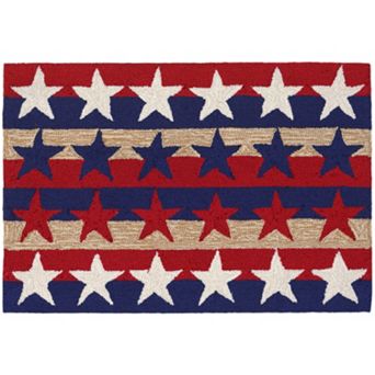 Liora Manne Frontporch Stars and Stripes Indoor Outdoor Rug