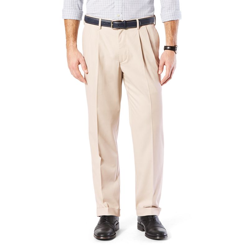 Men's Dockers&reg; Classic-fit Comfort Khaki Pants - Pleated D3, Size: 32x30, White Oth