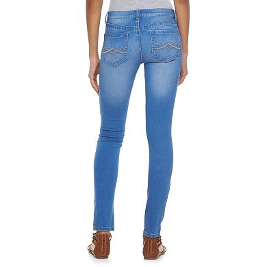 Juniors' Mudd® FLX Stretch Faded Skinny Jeans