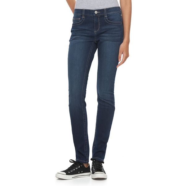 Juniors' Mudd® FLX Stretch Faded Skinny Jeans