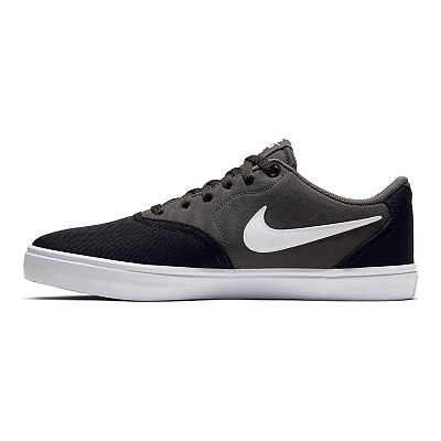 Nike sb check solarsoft white canvas skate shoes hotsell