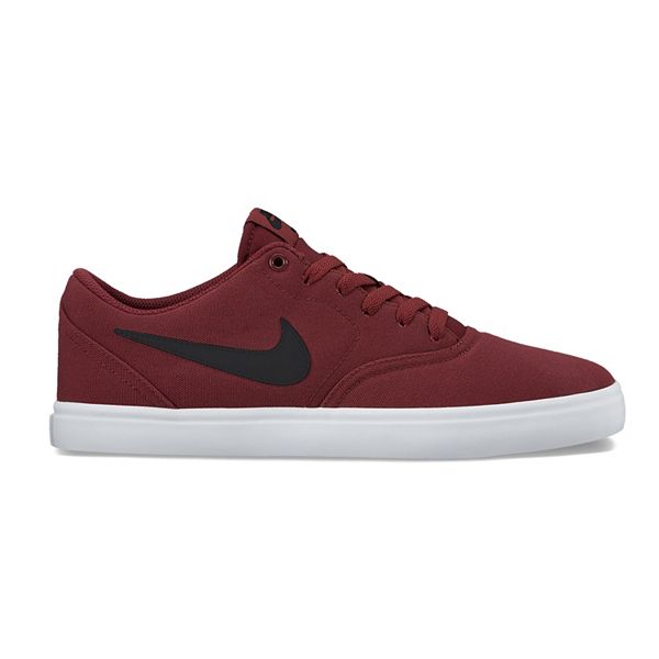 men's nike sb check solar canvas skate shoe