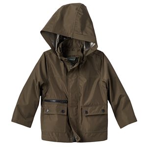 Toddler Boy Urban Republic Hooded Tensile Rain Jacket