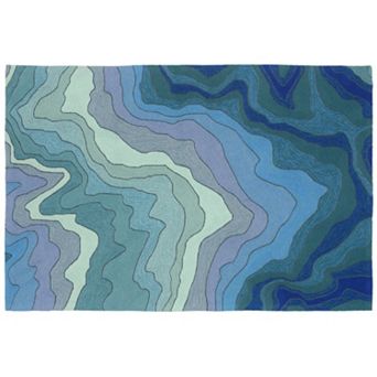 Liora Manne Mirage Tweed Striped Indoor Outdoor Rug